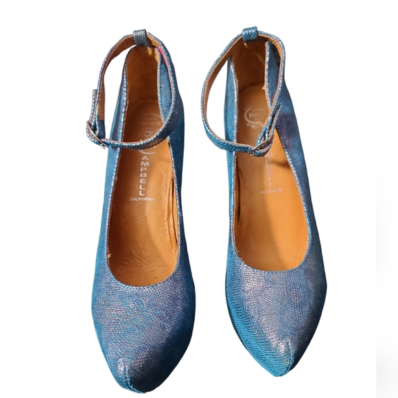 Jeffrey Campbell Aubrey Blue platform wedge - Picture 2 of 7